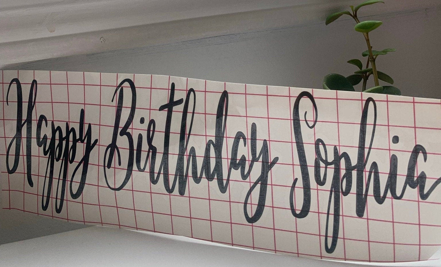 Custom Vinyl Balloon Label | Happy Birthday Balloon Label | Personalized Decals | Helium Balloon Label | Custom Decor | Custom Balloon | - Creationz By Saba