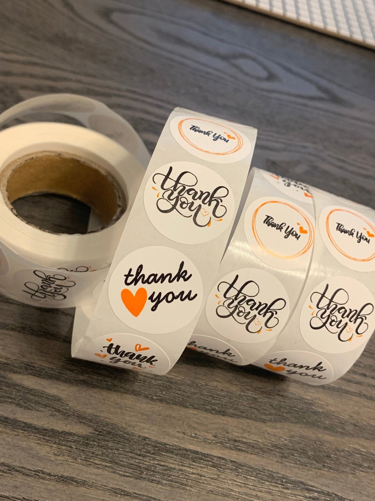 Thank you stickers | sticker roll | small business stickers | 500 stickers | packaging order stickers | packing stickers | thank you | ship - Creationz By Saba