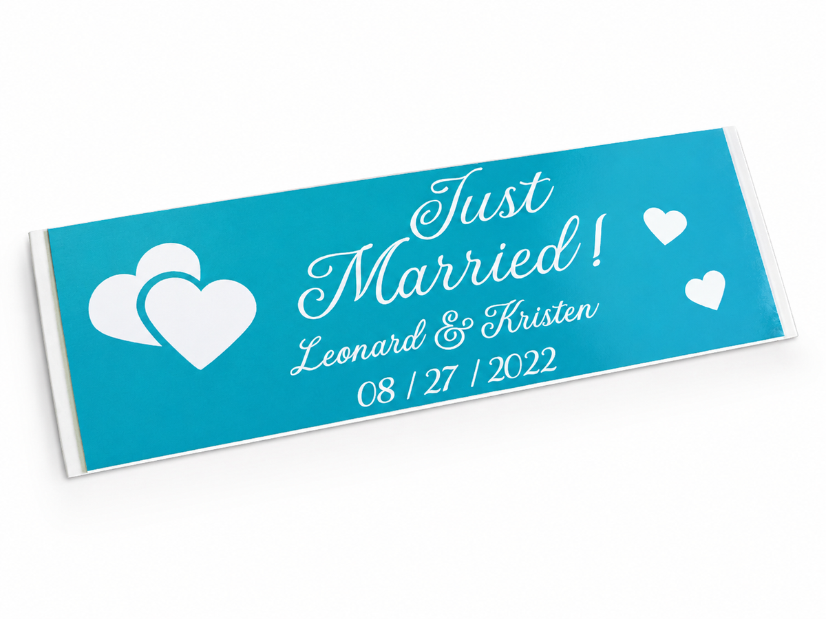 2x1" Rectangle Custom Logo Stickers