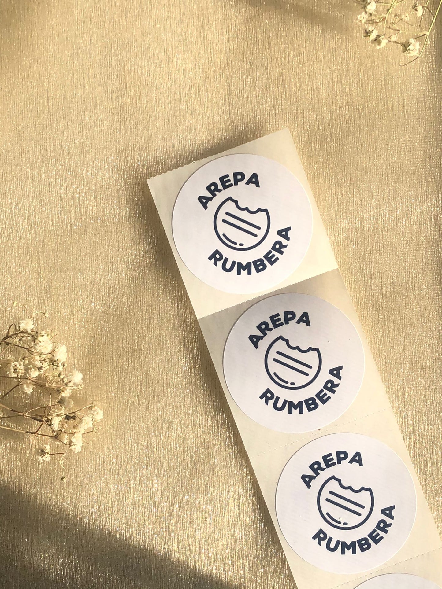 1000 Custom Logo Stickers - Creationz By Saba