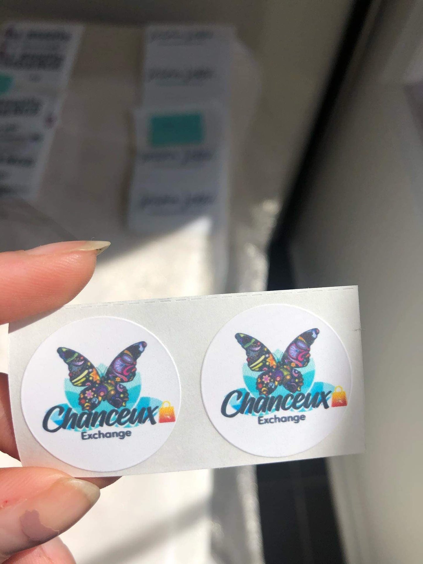 1000 Custom Logo Stickers - Creationz By Saba