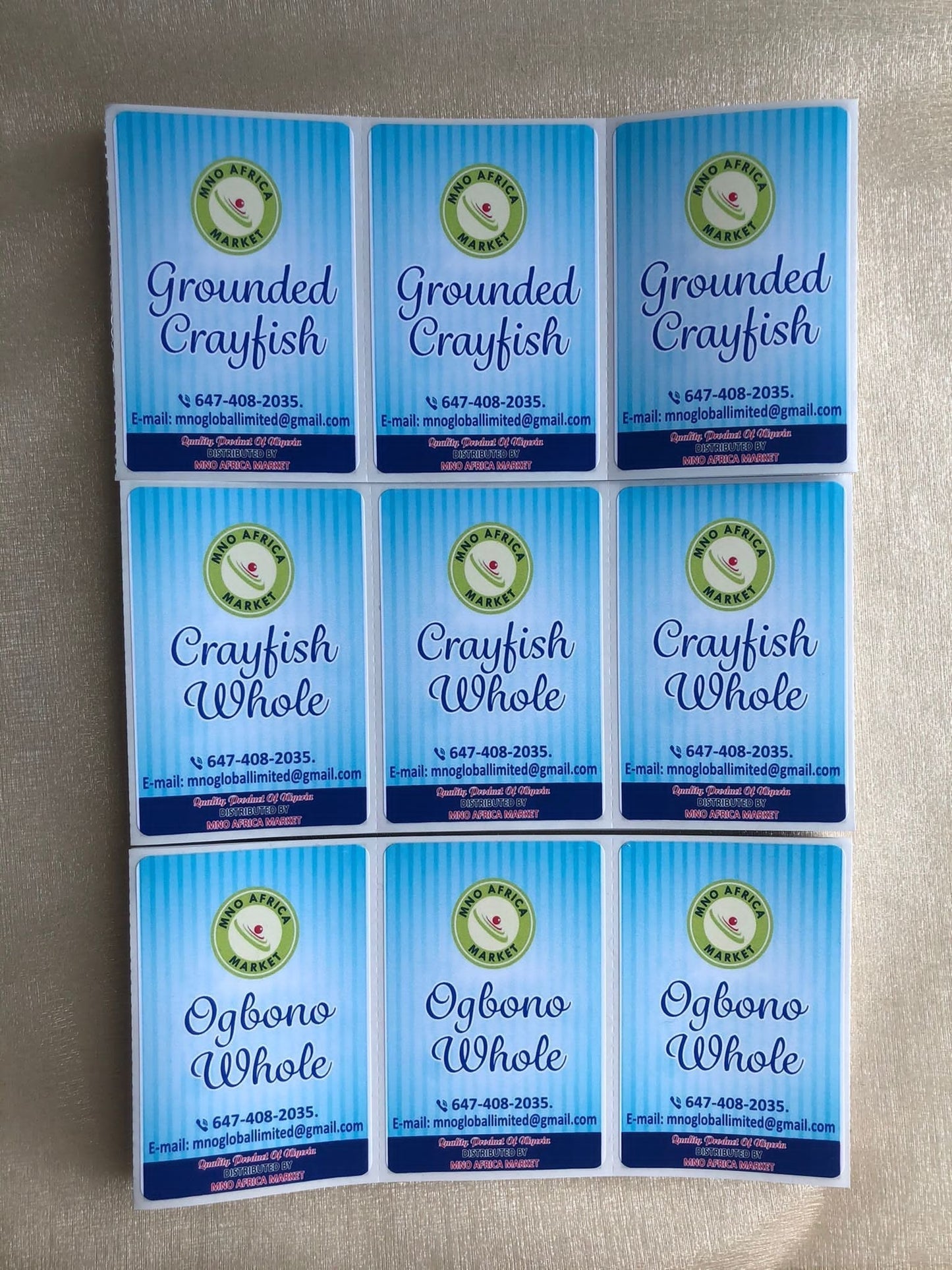 1000 Custom Logo Stickers - Creationz By Saba