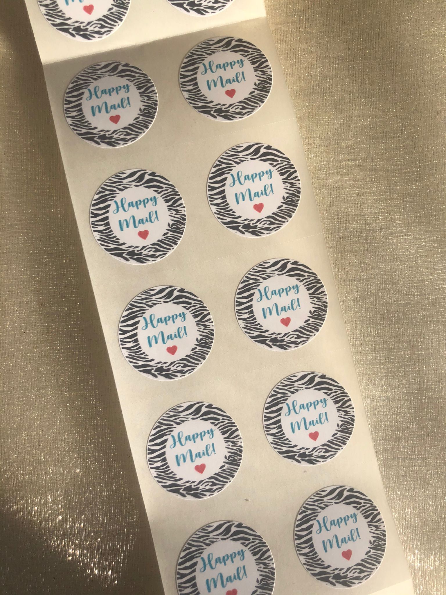 1000 Custom Logo Stickers - Creationz By Saba