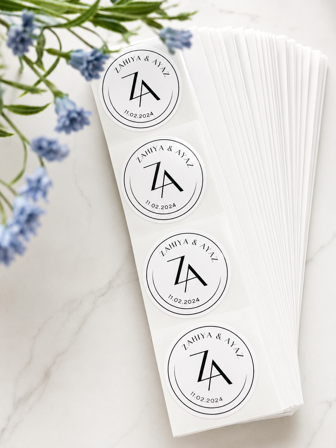 50 Custom Logo Stickers