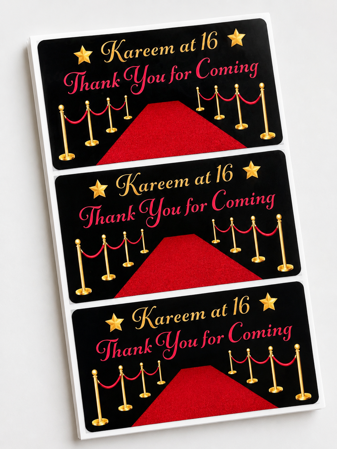 3x2” Rectangle Custom Logo Stickers