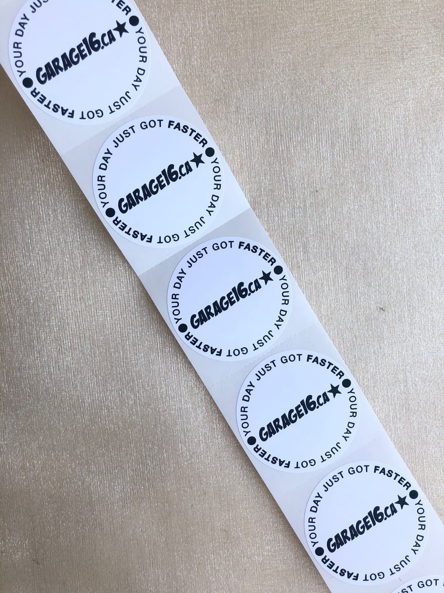 2" Circle Custom Logo Stickers - Creationz By Saba