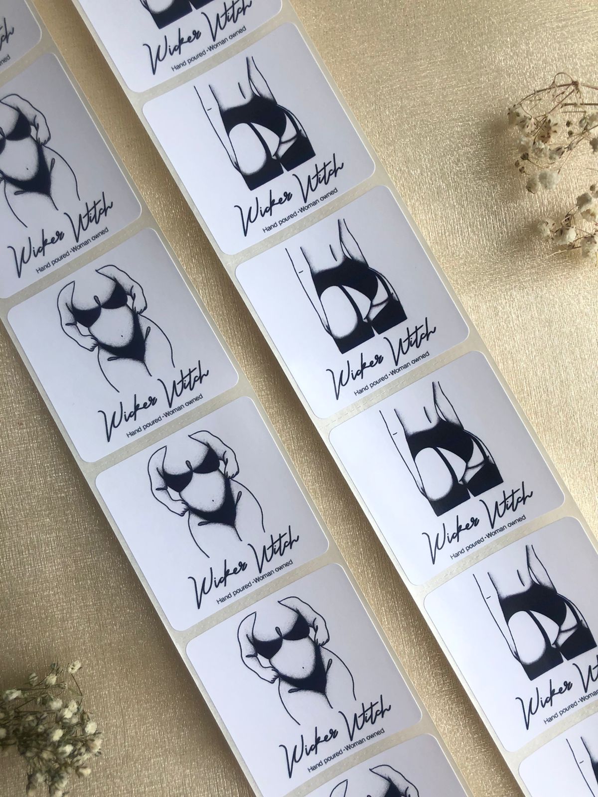 200 Custom Logo Stickers - Creationz By Saba