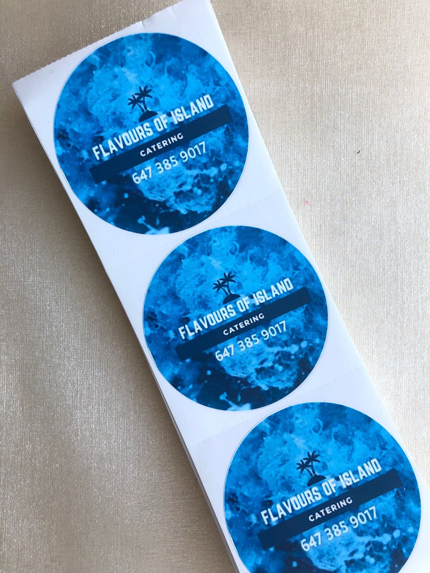 200 Custom Logo Stickers - Creationz By Saba