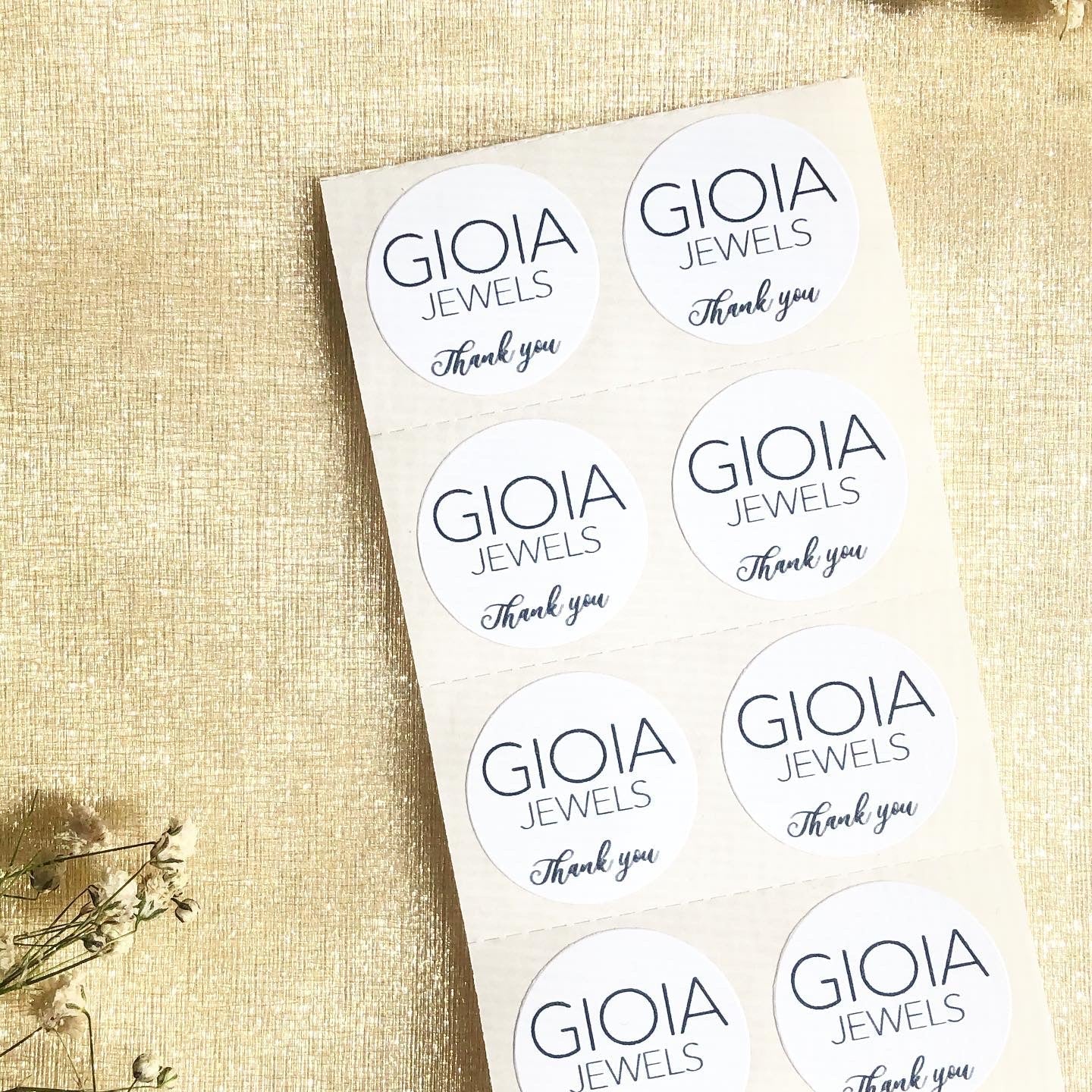 200 Custom Logo Stickers - Creationz By Saba