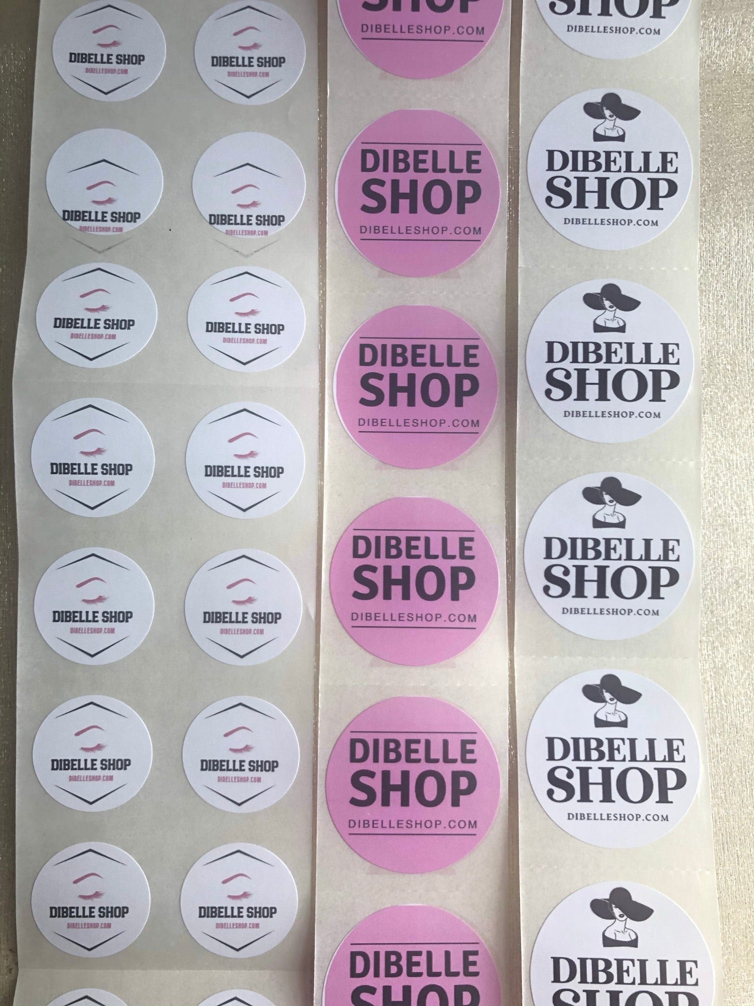 200 Custom Logo Stickers - Creationz By Saba