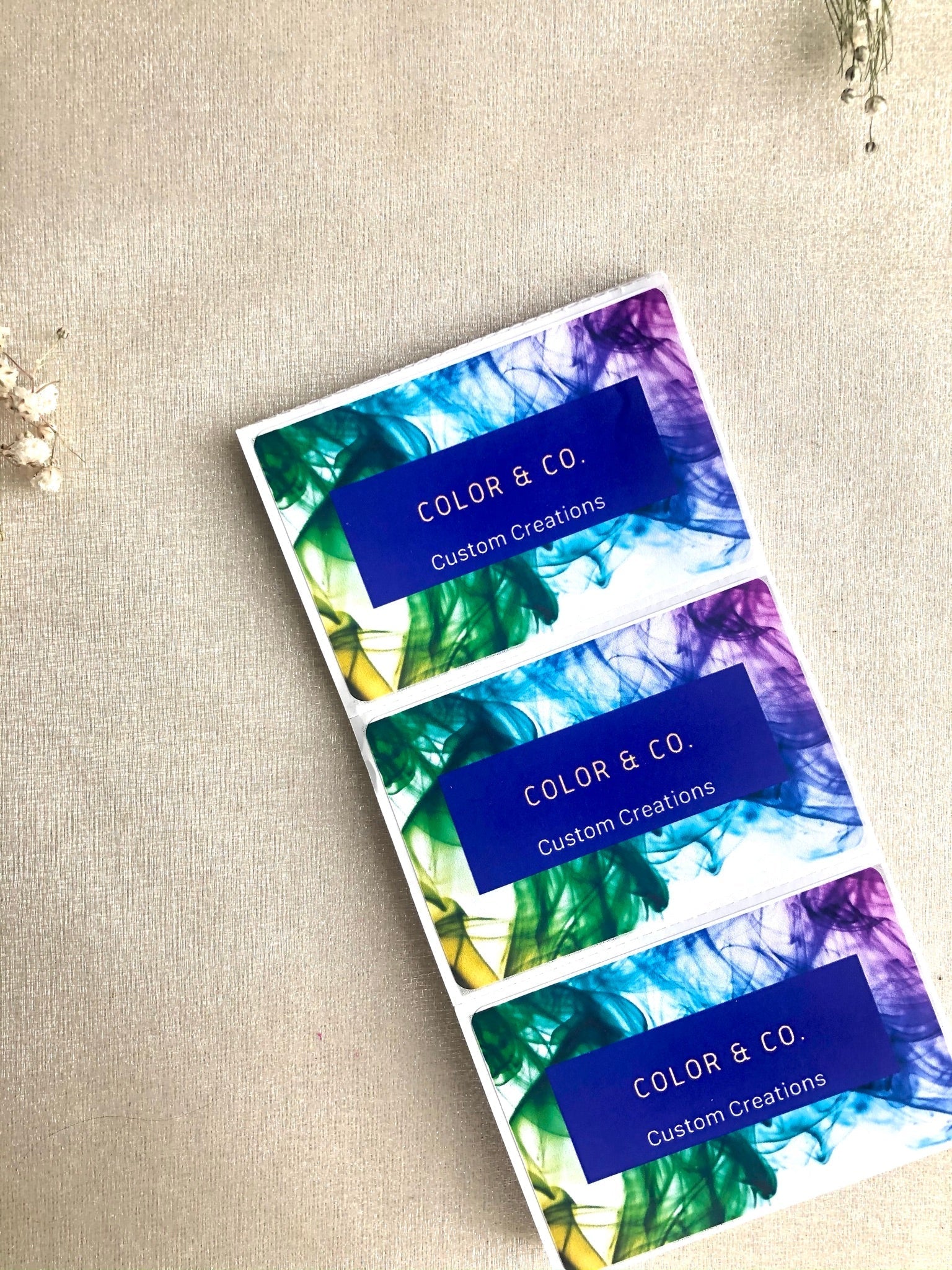 200 Custom Logo Stickers - Creationz By Saba