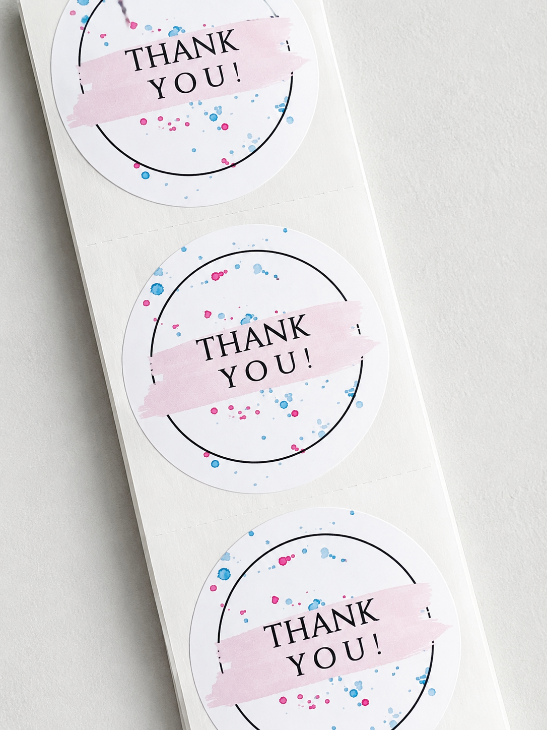 1.5" Circle Custom Logo Stickers