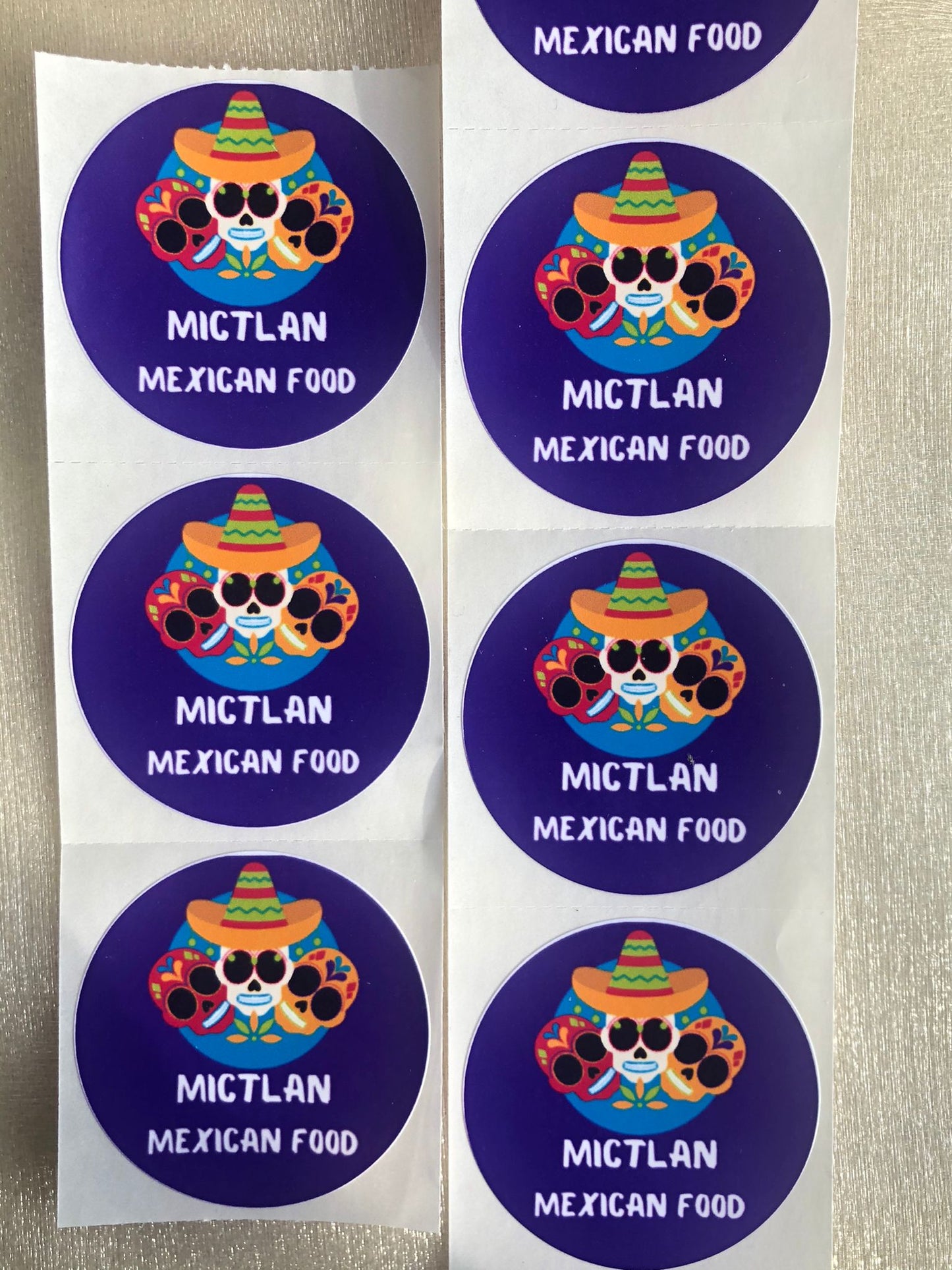 400 Custom Logo Stickers - Creationz By Saba