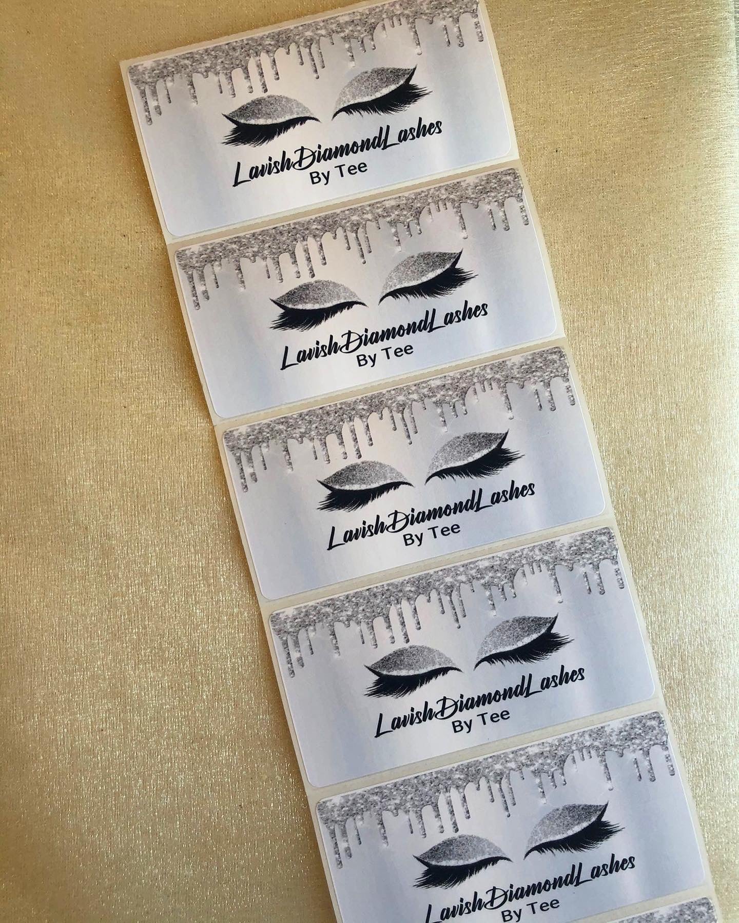 400 Custom Logo Stickers - Creationz By Saba