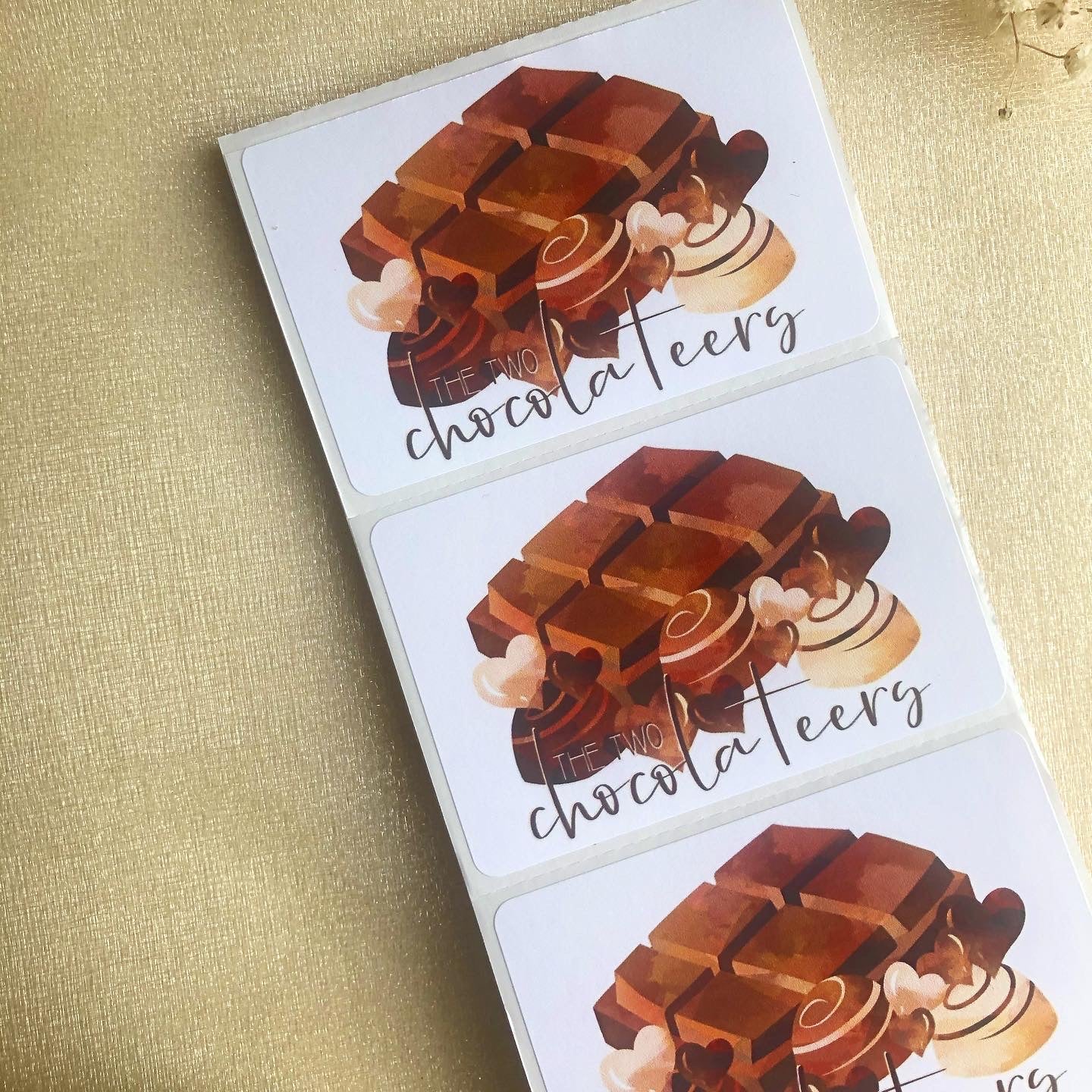 400 Custom Logo Stickers - Creationz By Saba