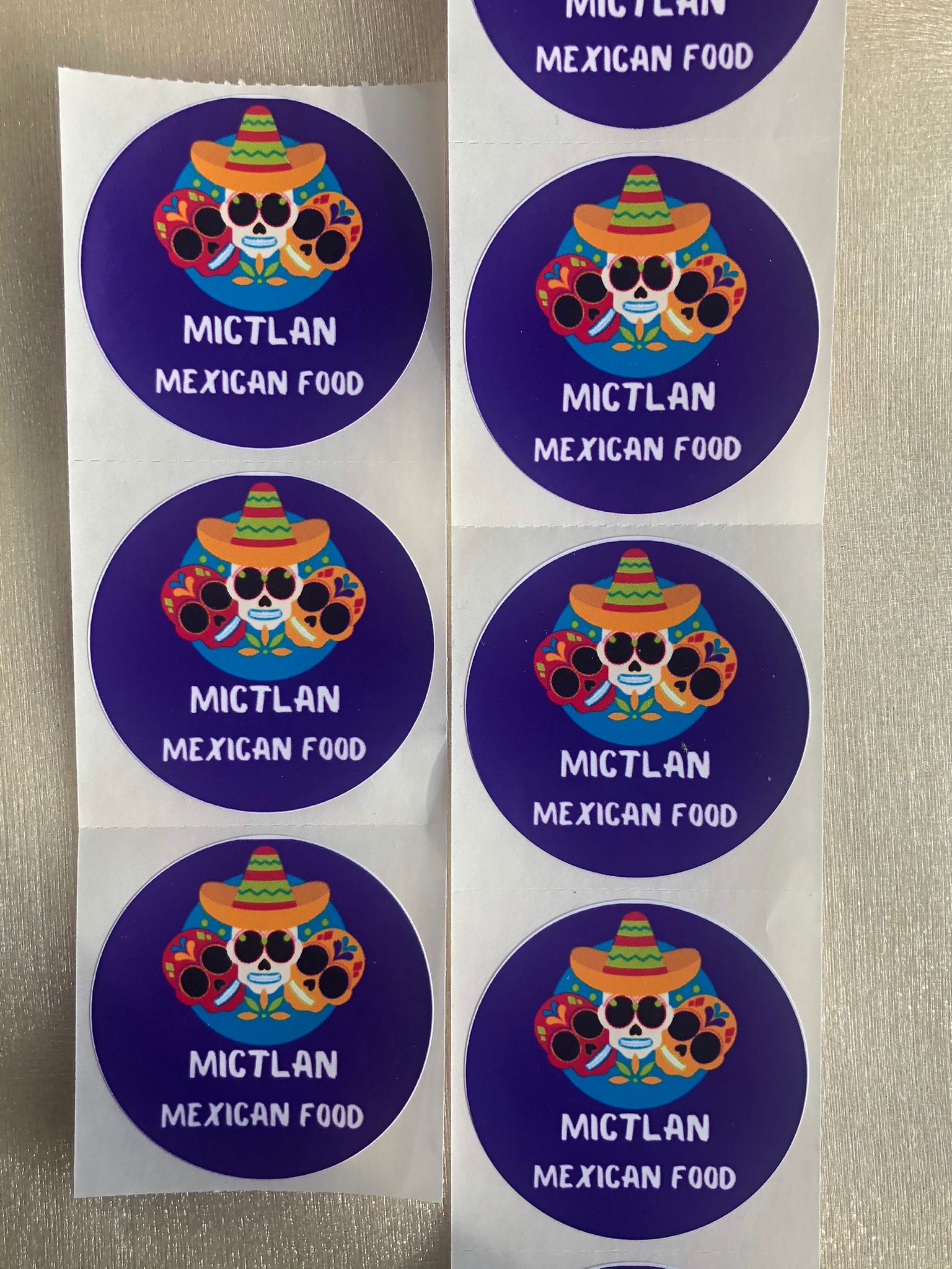 400 Custom Logo Stickers - Creationz By Saba