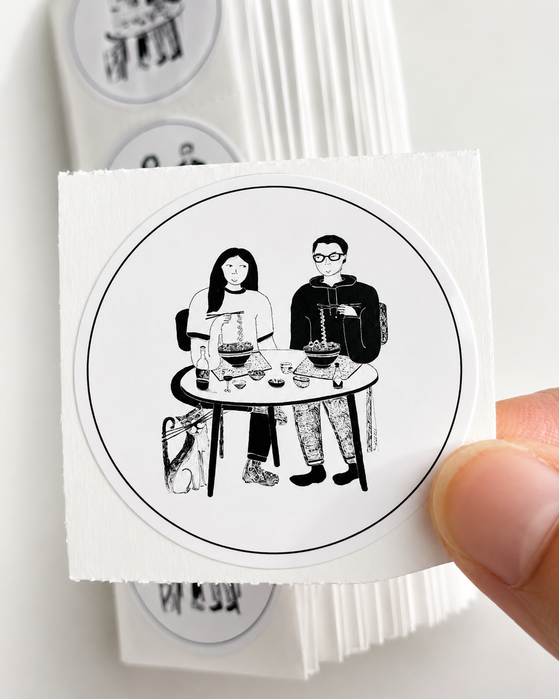 50 Custom Logo Stickers