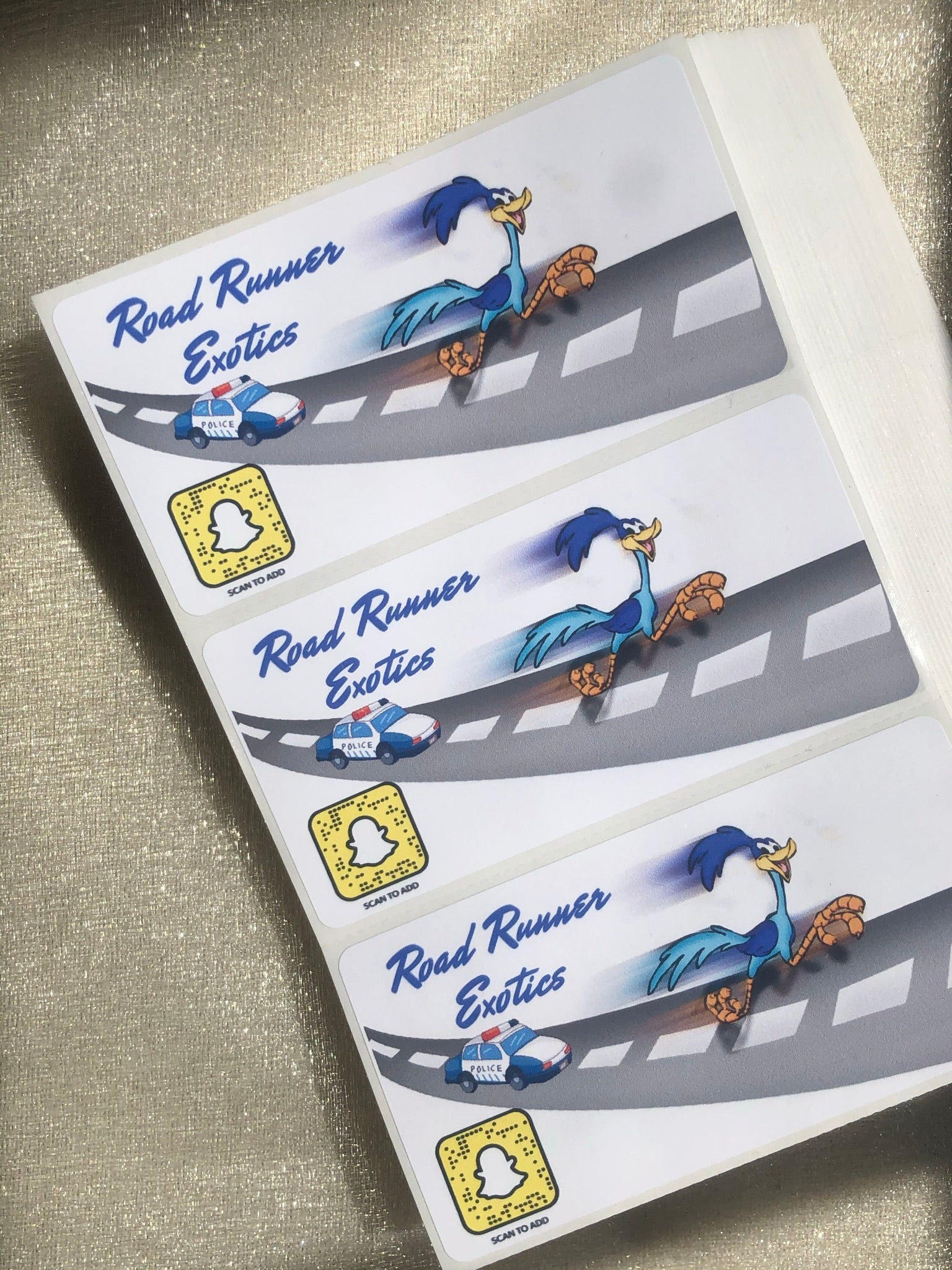 50 Custom Logo Stickers - Creationz By Saba