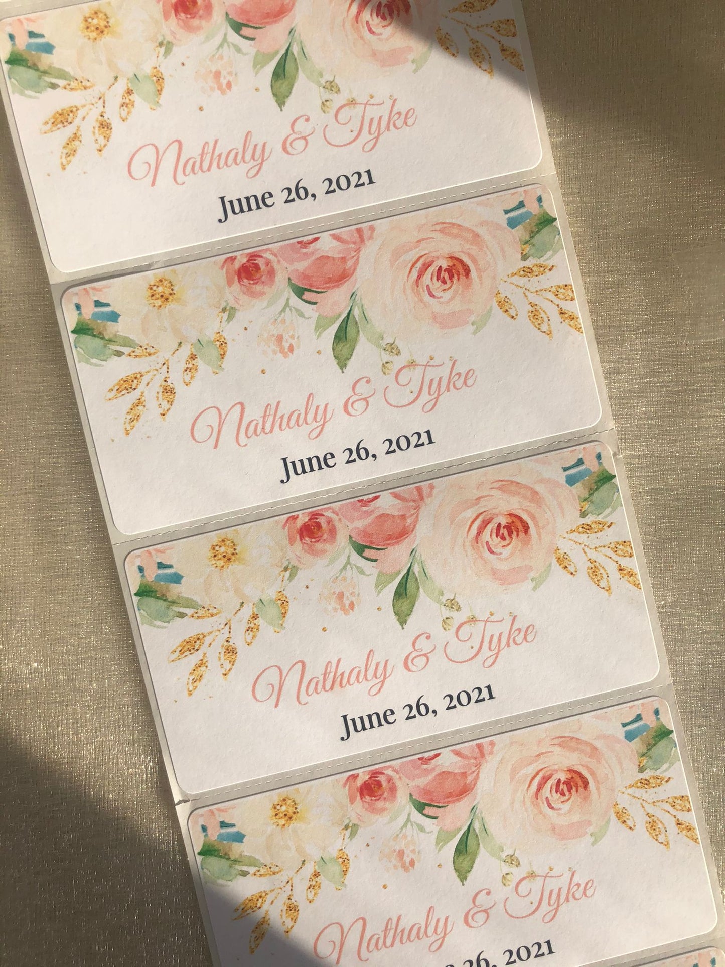 50 Custom Logo Stickers - Creationz By Saba