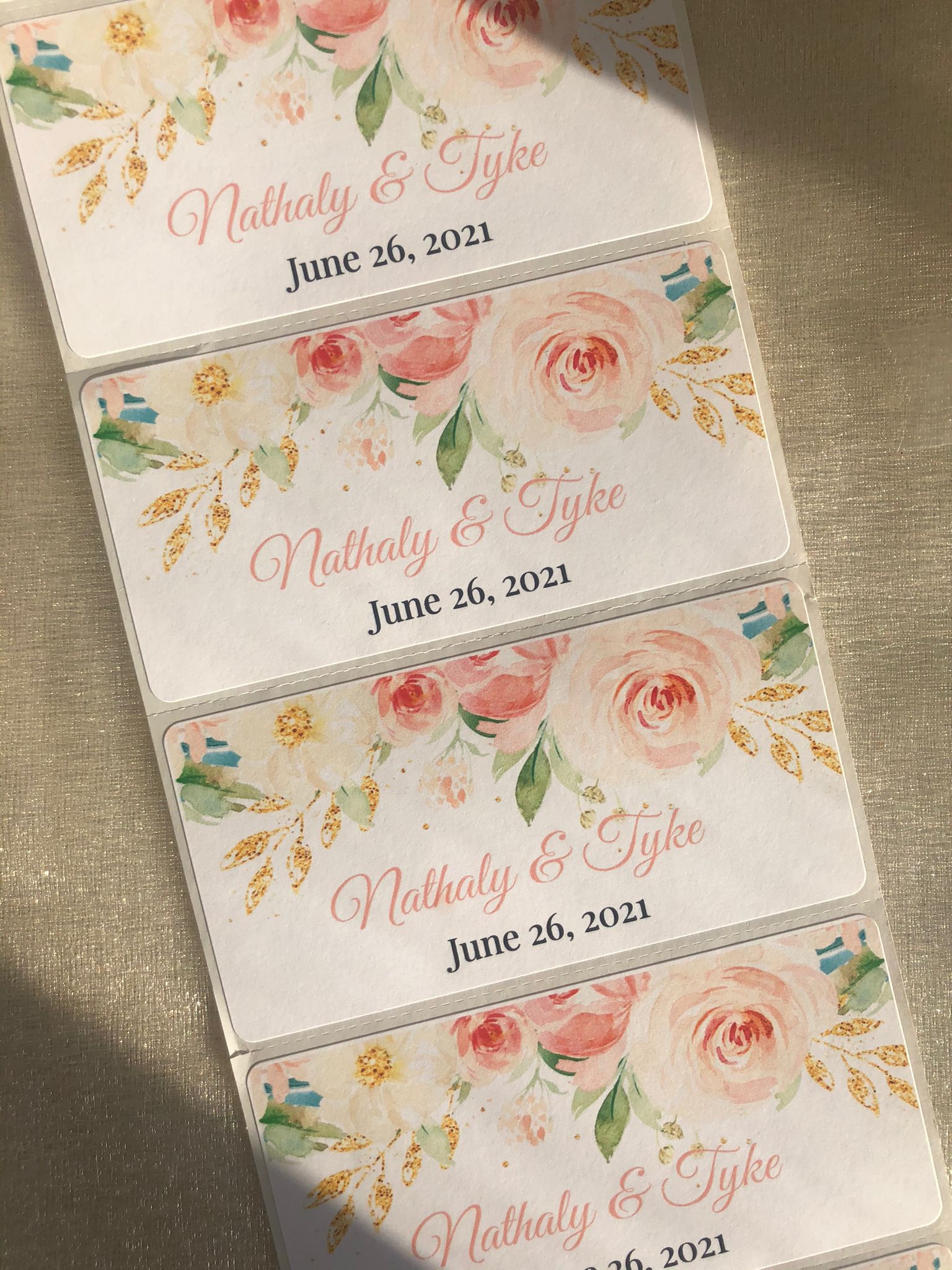 50 Custom Logo Stickers - Creationz By Saba