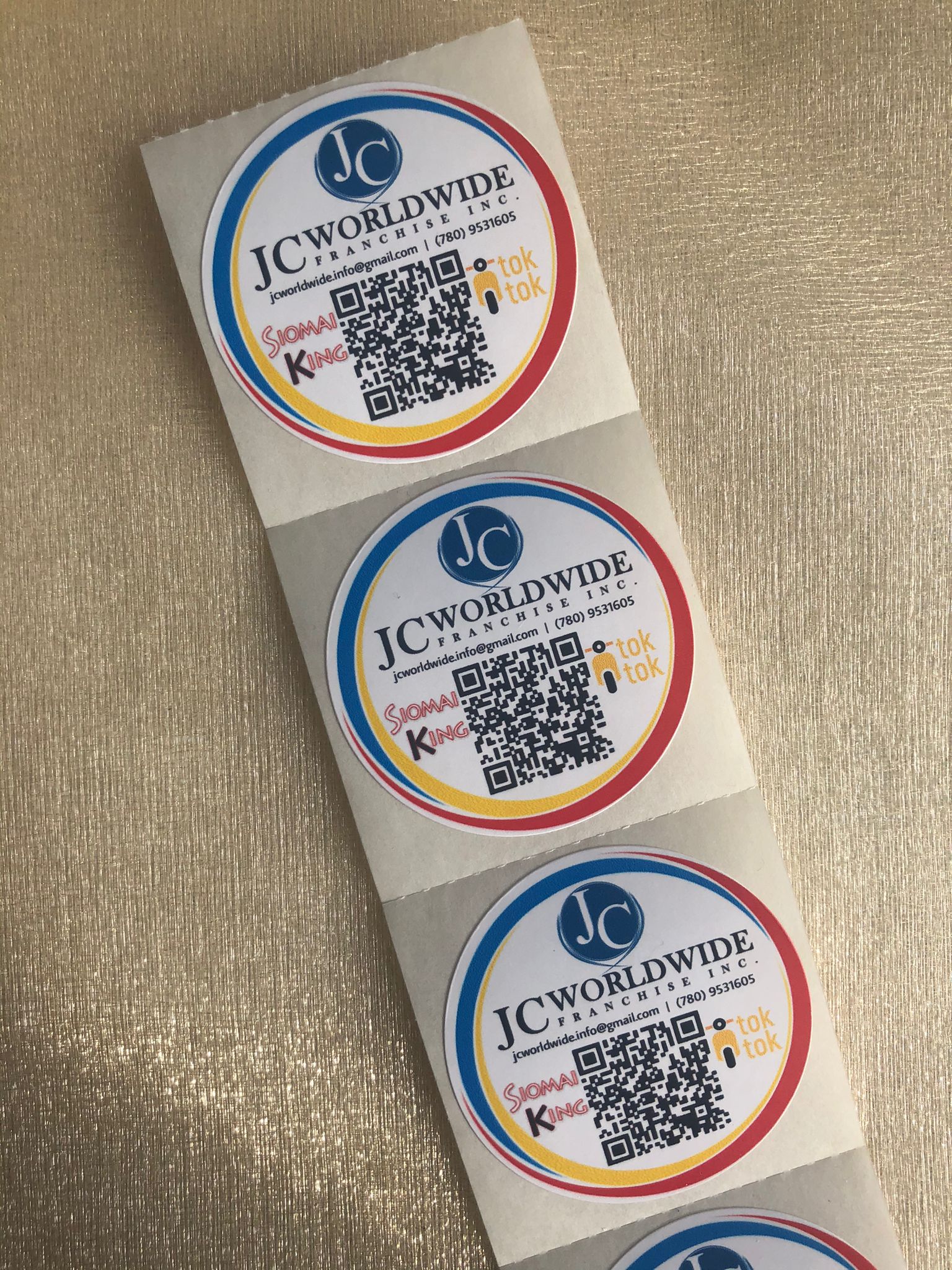 500 Custom Logo Stickers - Creationz By Saba