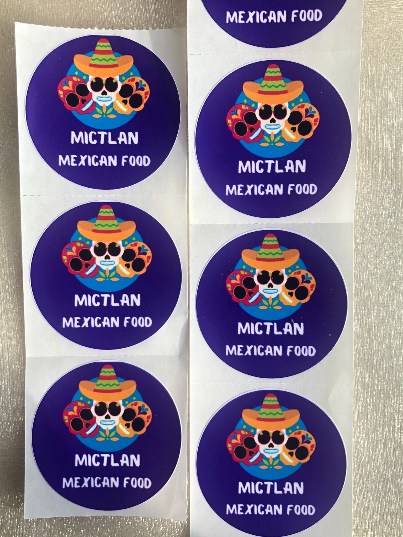 500 Custom Logo Stickers - Creationz By Saba