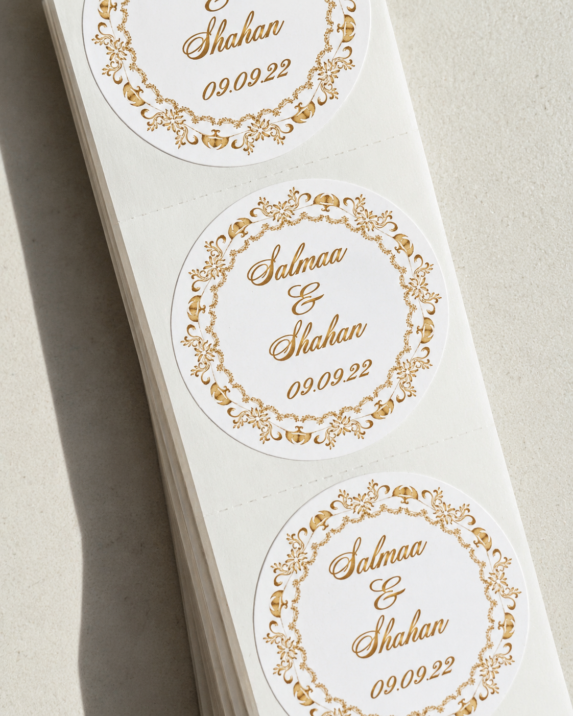 2" Circle Custom Logo Stickers