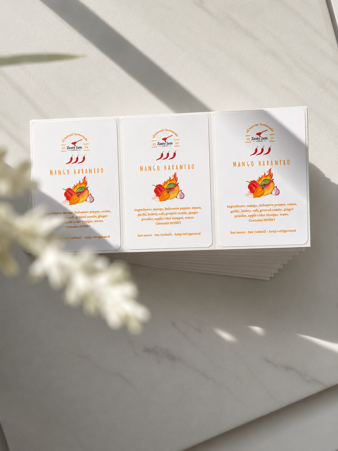 50 Custom Logo Stickers