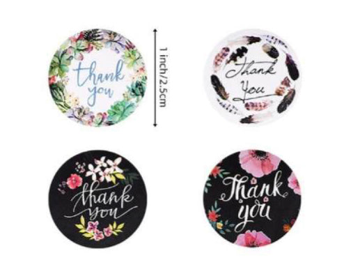 Thank you stickers | sticker roll | small business stickers | 500 stickers | packaging order stickers | packing stickers | thank you | ship