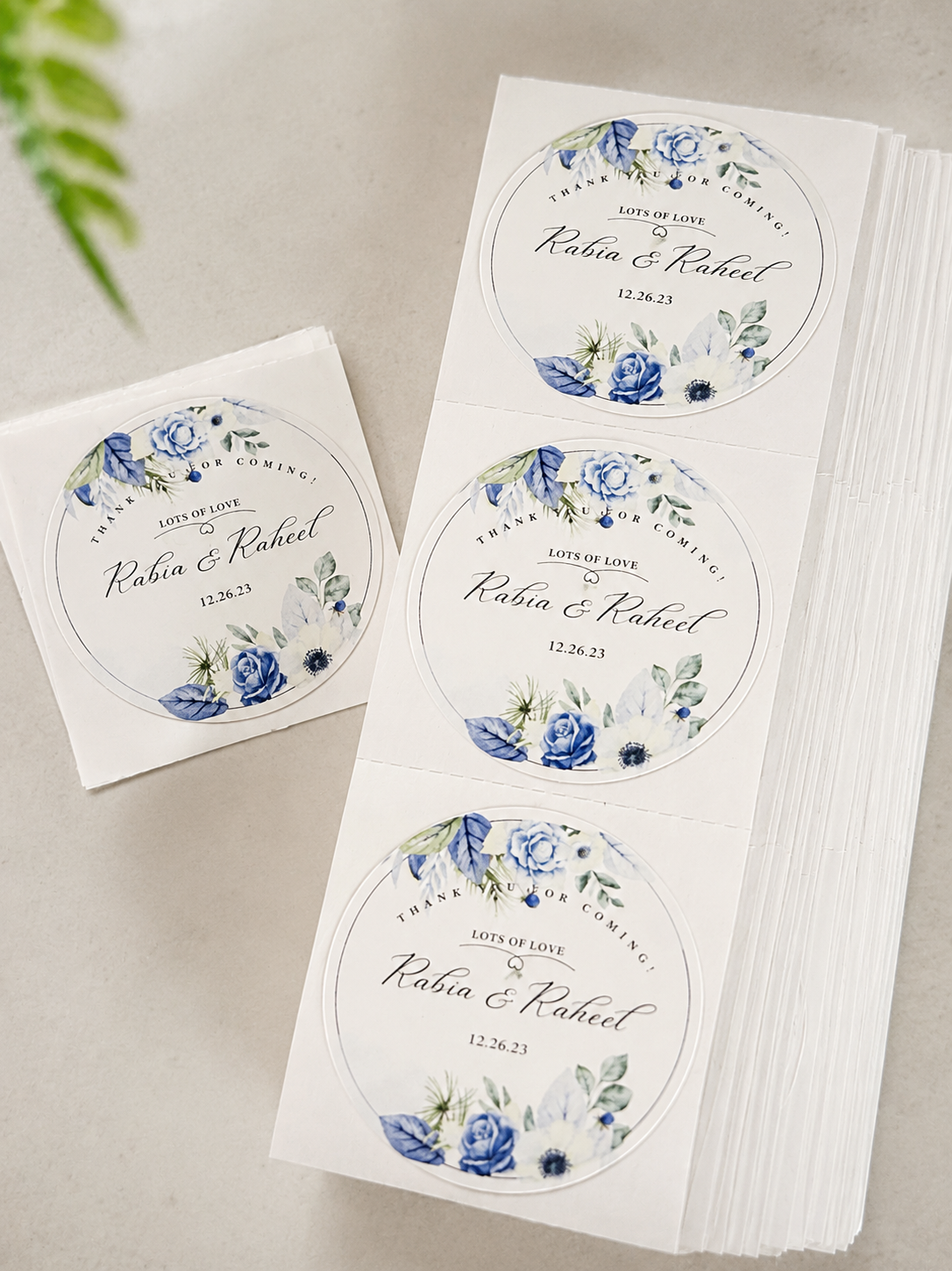 2" Circle Custom Logo Stickers
