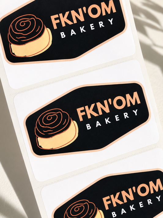 3x2” Rectangle Custom Logo Stickers