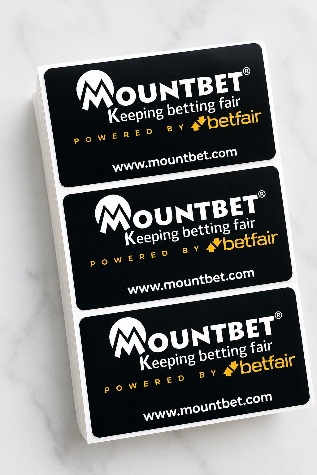 3x2” Rectangle Custom Logo Stickers