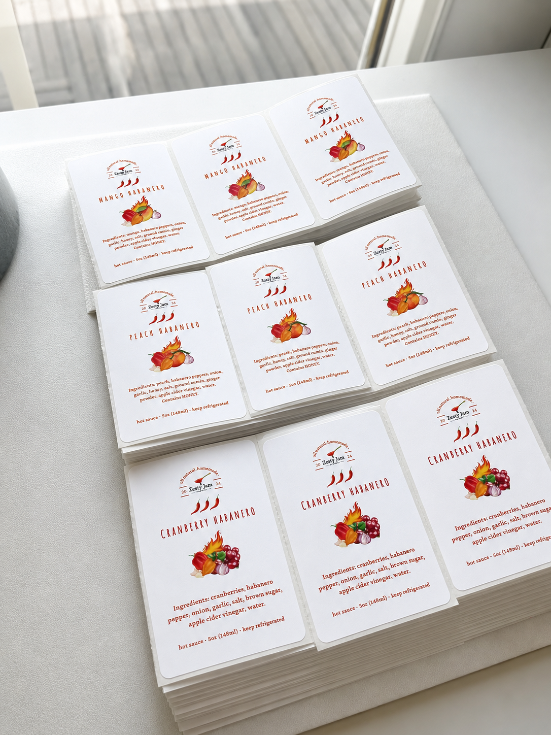 50 Custom Logo Stickers