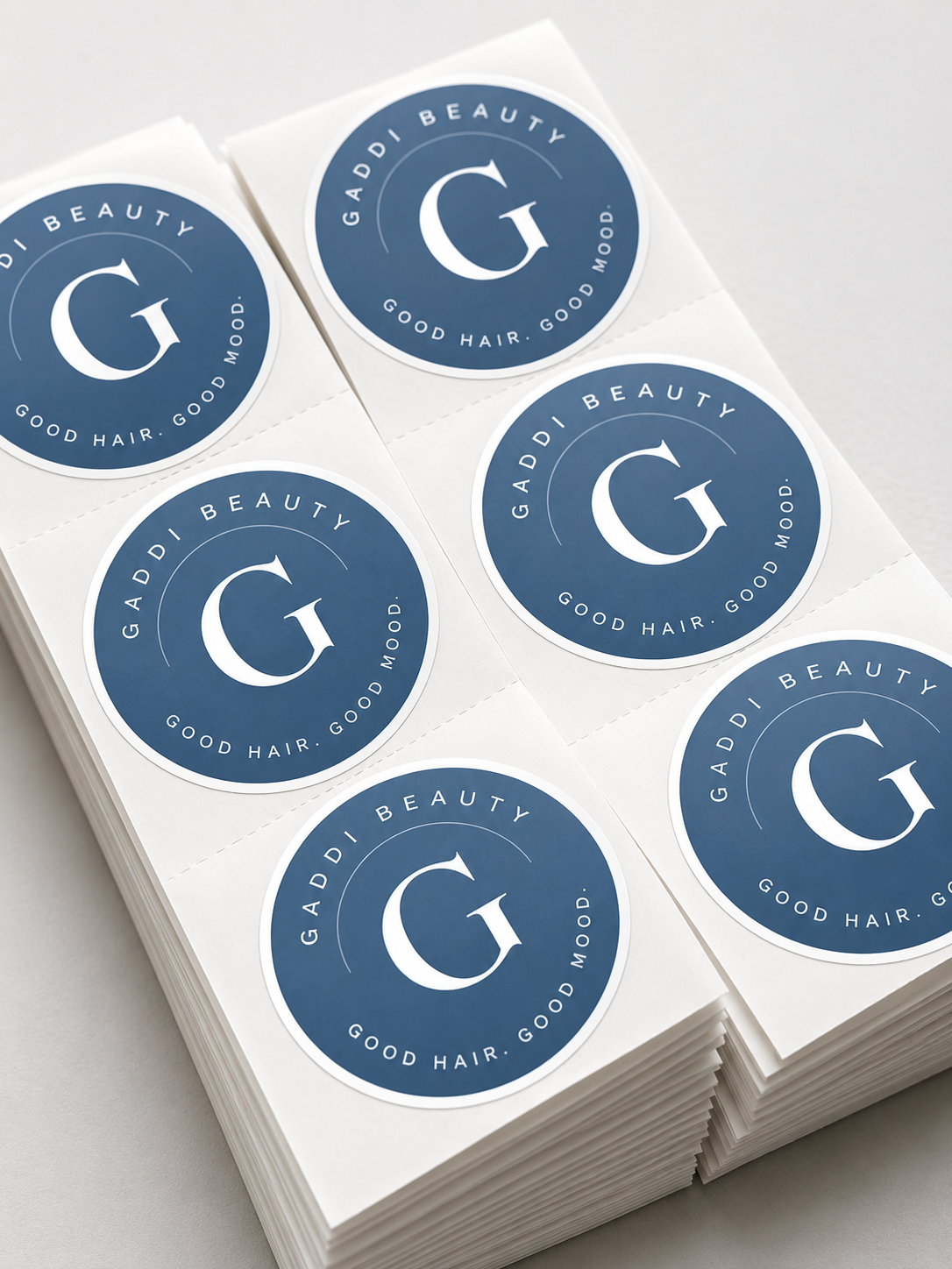 2" Circle Custom Logo Stickers