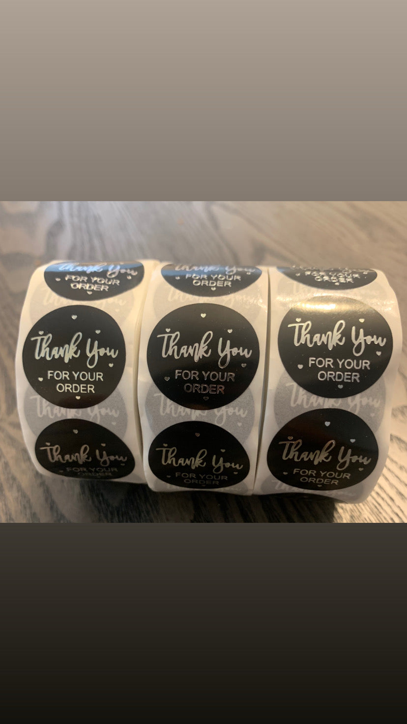 Thank you for your order stickers | sticker roll | small business stickers | 500 stickers | packaging order stickers | packing stickers | thank you | ship