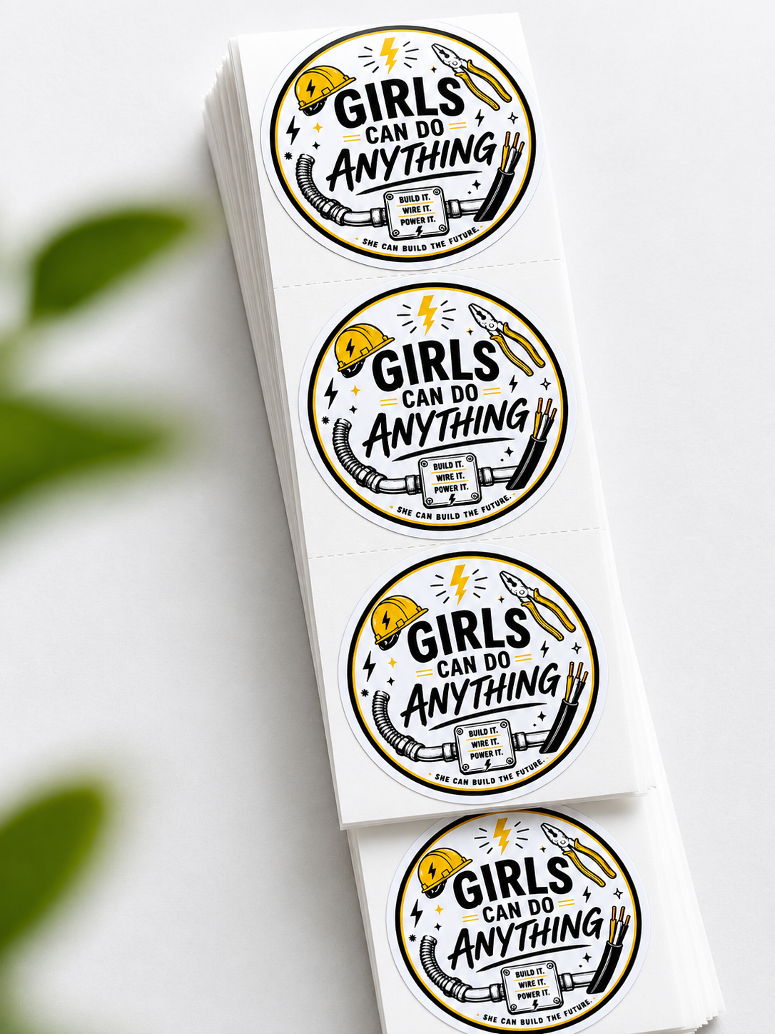 50 Custom Logo Stickers