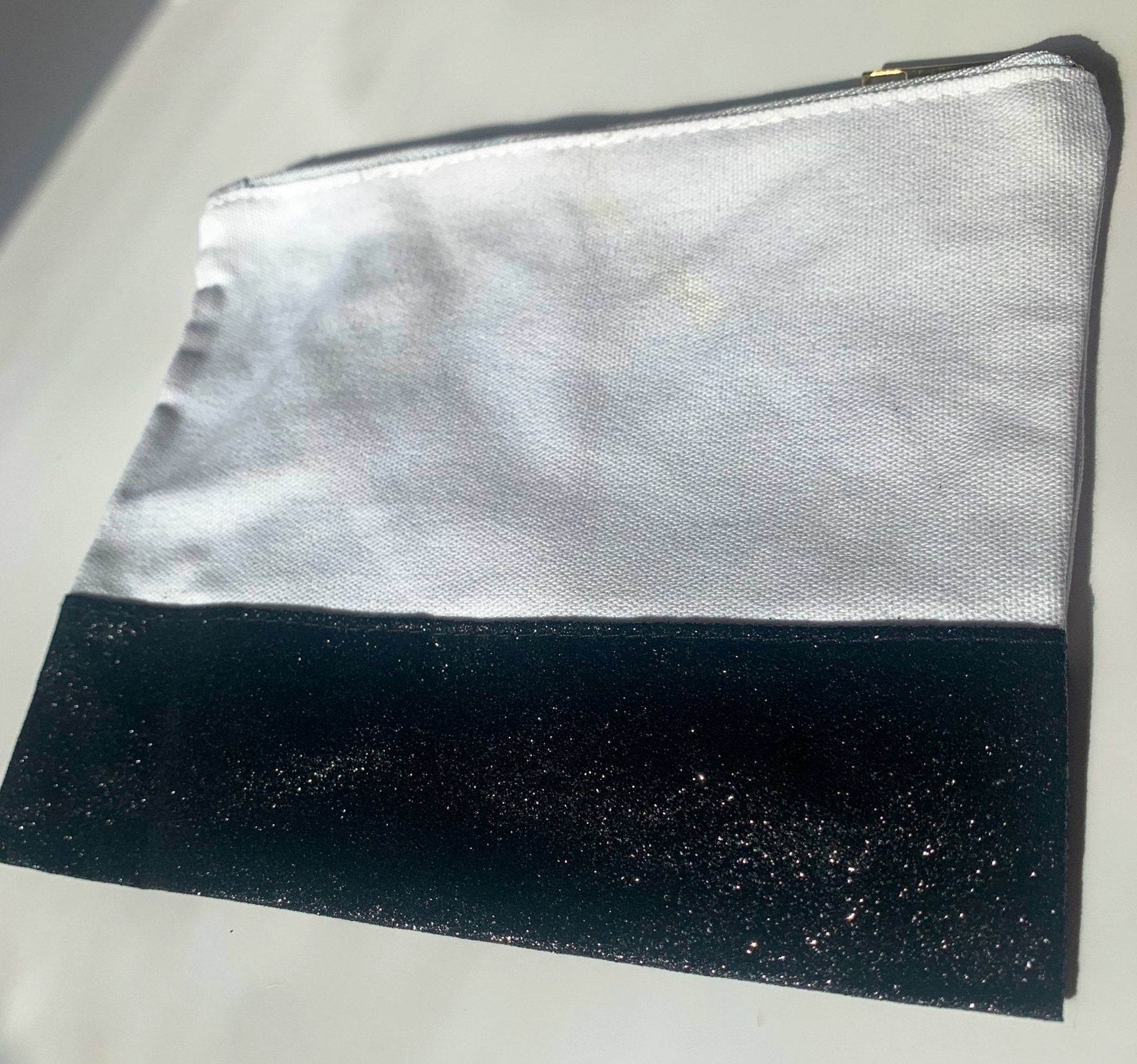 Custom Sunflower Monogram Bag | Custom Design Your Makeup Bag | Personalized Makeup Bag | Mask Bag | Accessory Bag | Maid of Honor Gift | - Creationz By Saba