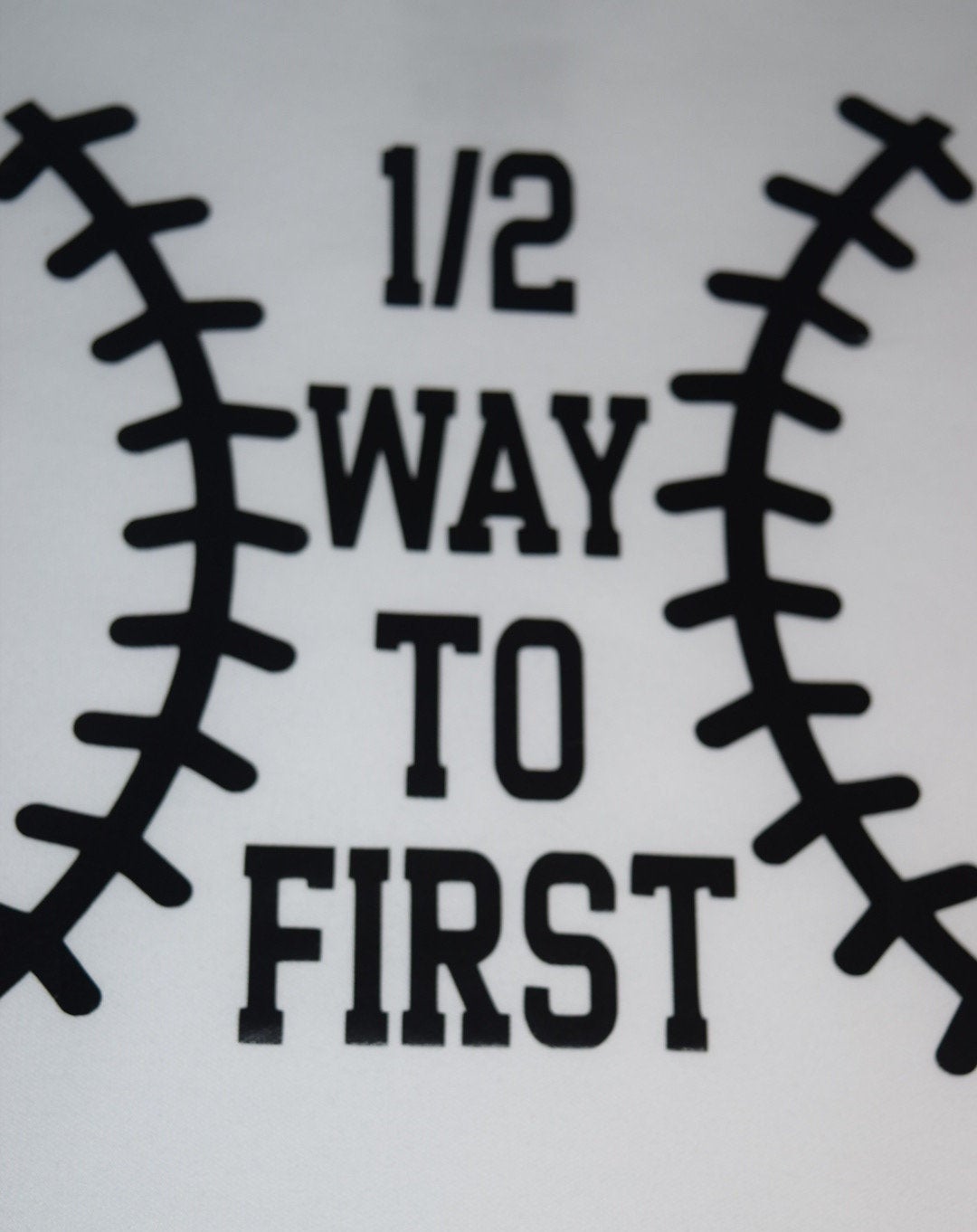 Half Birthday Baby Onesie | It's My Half Birthday Onesie | Birthday Baseball Onesie | 6 Months Birthday Onesie | New Mom Gift | Cake Smash - Creationz By Saba