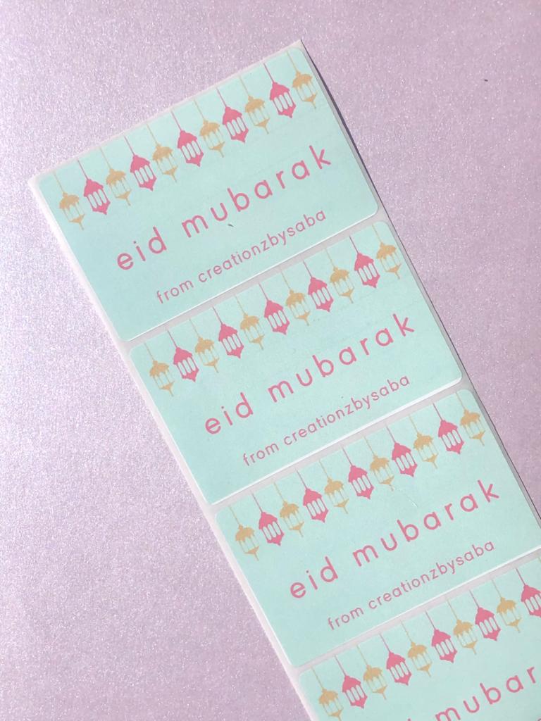 Personalized Eid Sticker - Creationz By Saba