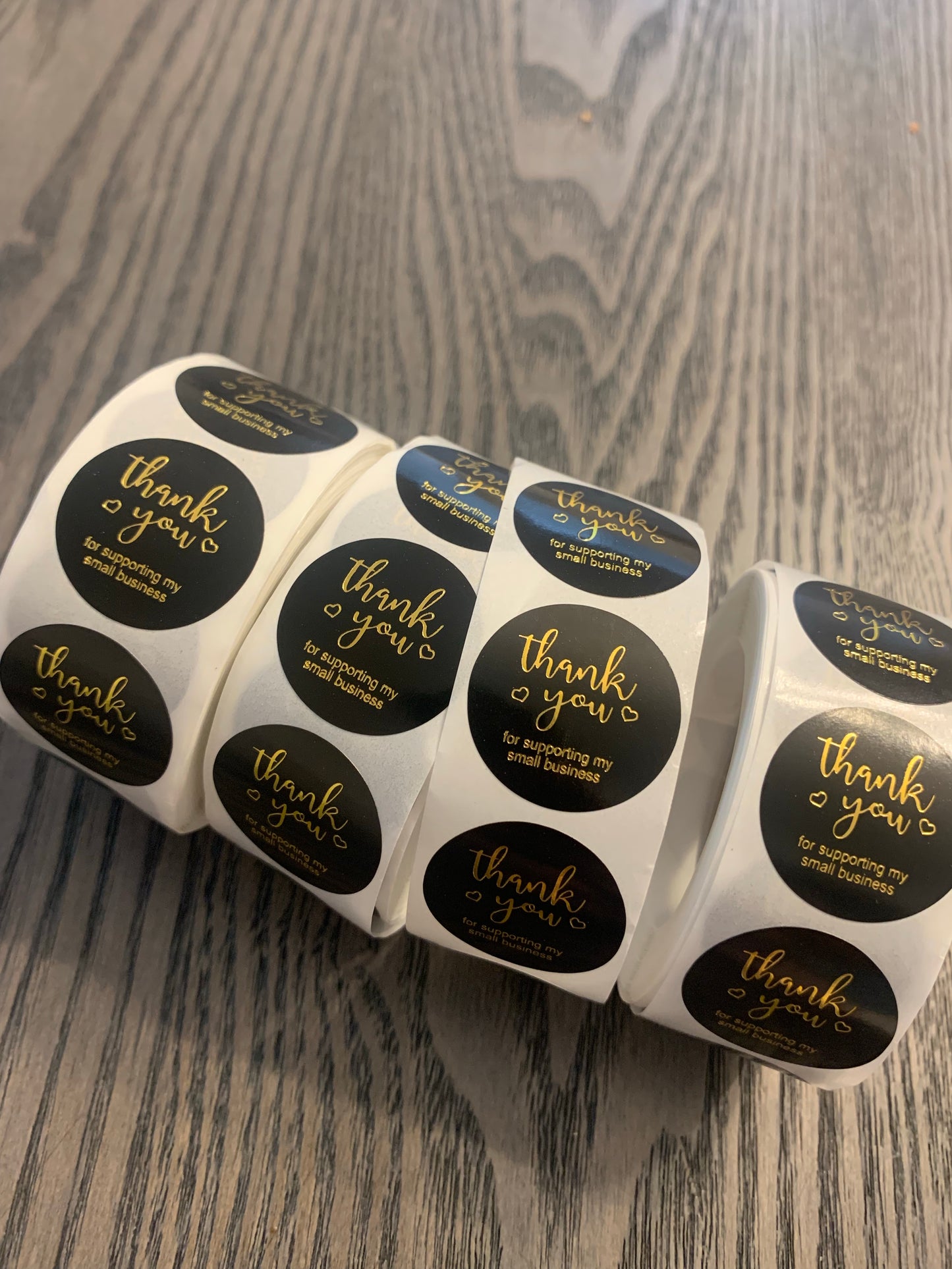 1.5” Thank you stickers | sticker roll | small business stickers | 500 stickers | packaging order stickers | packing stickers | thank you | ship
