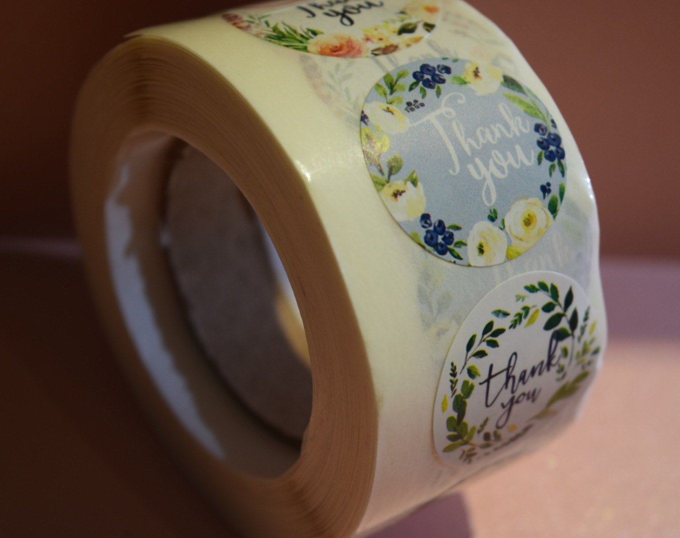 Thank you stickers | sticker roll | small business stickers | 500 stickers | packaging order stickers | packing stickers | thank you | ship - Creationz By Saba