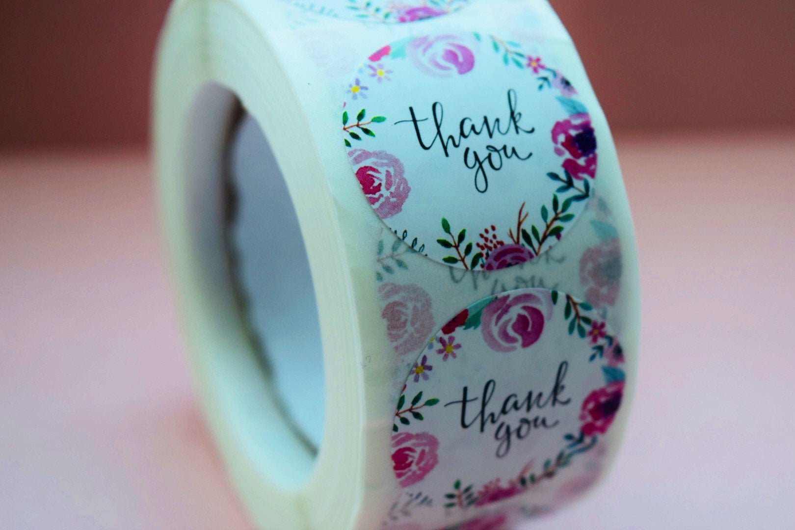 Thank you stickers | sticker roll | small business stickers | 500 stickers | packaging order stickers | packing stickers | thank you | ship - Creationz By Saba
