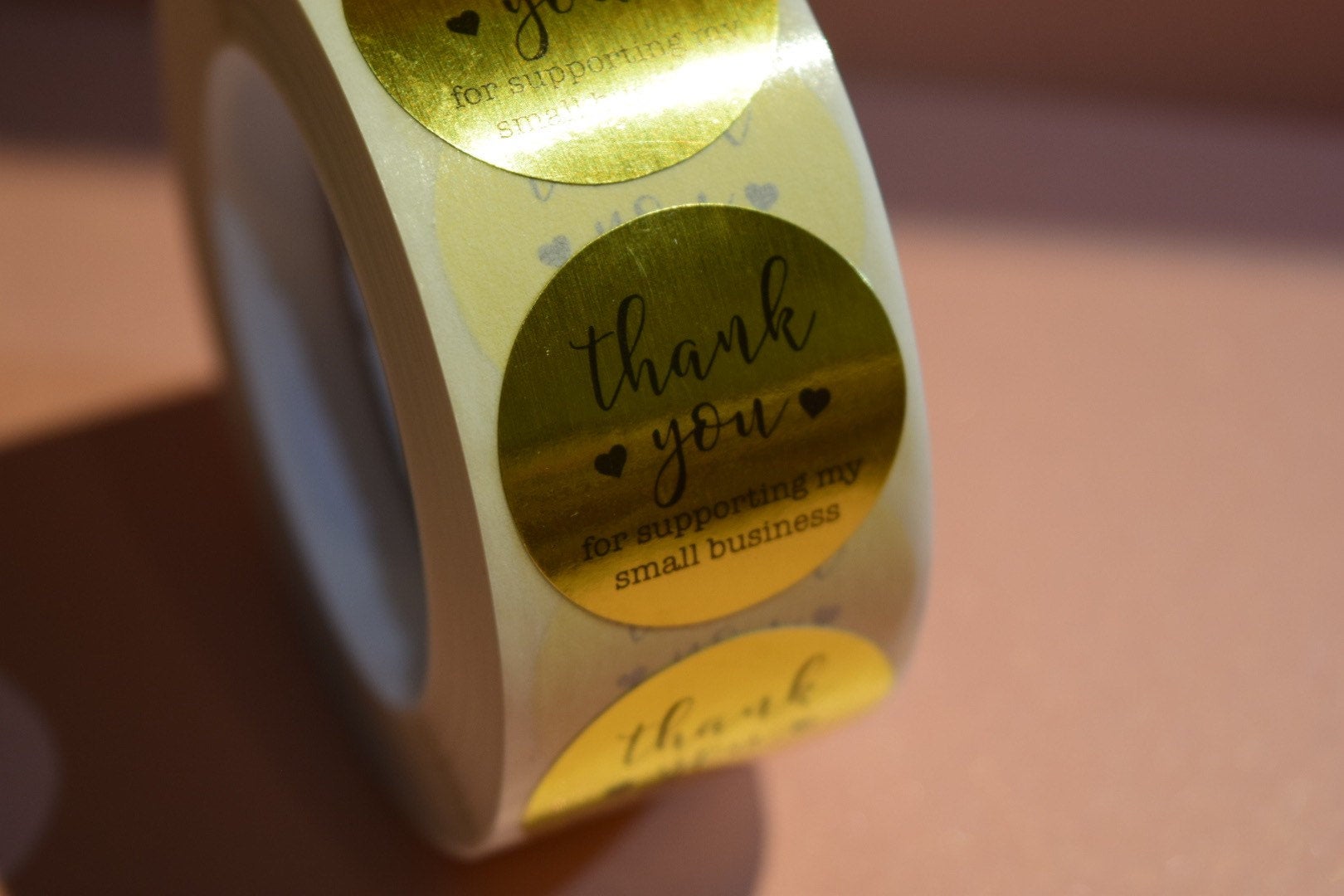 Thank you stickers | sticker roll | small business stickers | 500 stickers | packaging order stickers | packing stickers | thank you | ship - Creationz By Saba