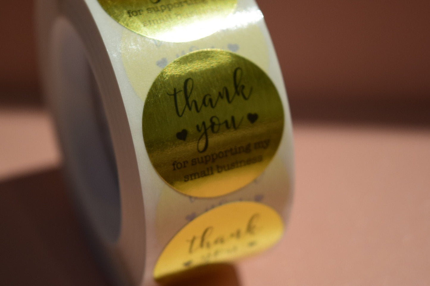 Thank you stickers | sticker roll | small business stickers | 500 stickers | packaging order stickers | packing stickers | thank you | ship - Creationz By Saba