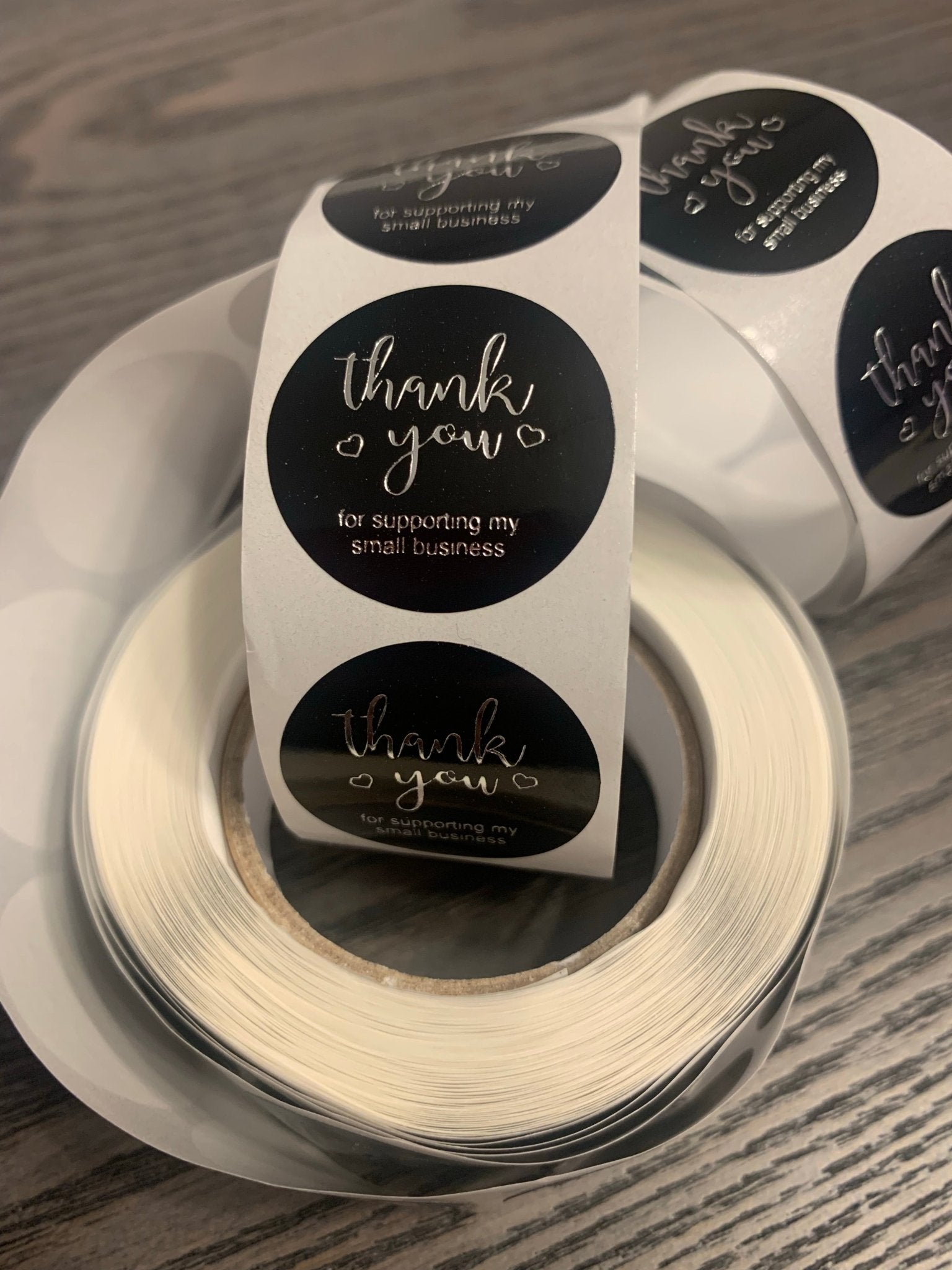 Thank you stickers | sticker roll | small business stickers | 500 stickers | packaging order stickers | packing stickers | thank you | ship - Creationz By Saba