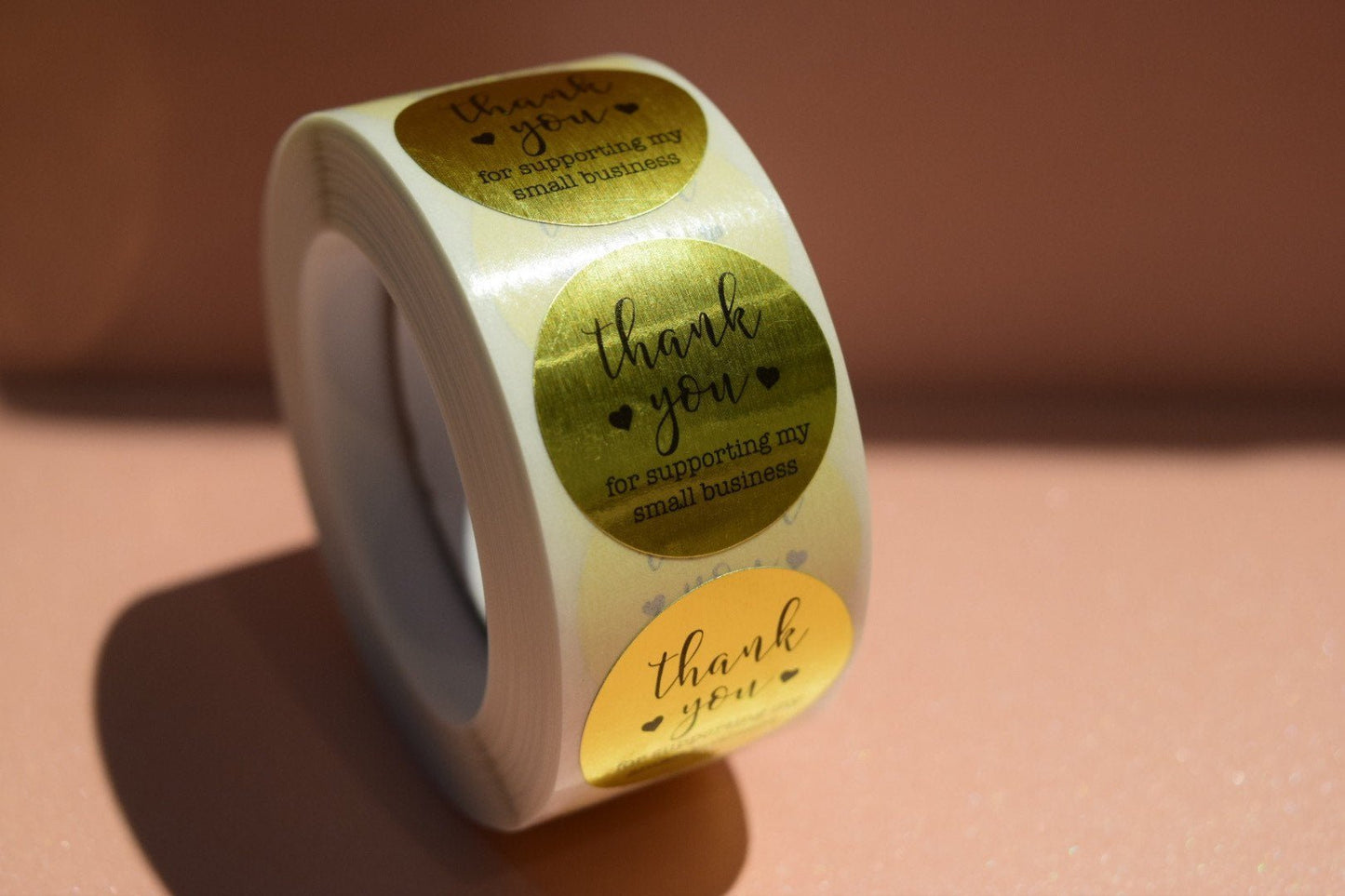 Thank you stickers | sticker roll | small business stickers | 500 stickers | packaging order stickers | packing stickers | thank you | ship - Creationz By Saba