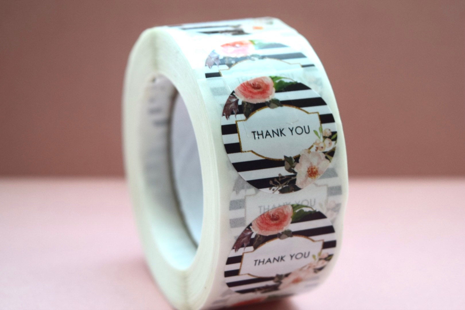 Thank you stickers | sticker roll | small business stickers | 500 stickers | packaging order stickers | packing stickers | thank you | ship - Creationz By Saba