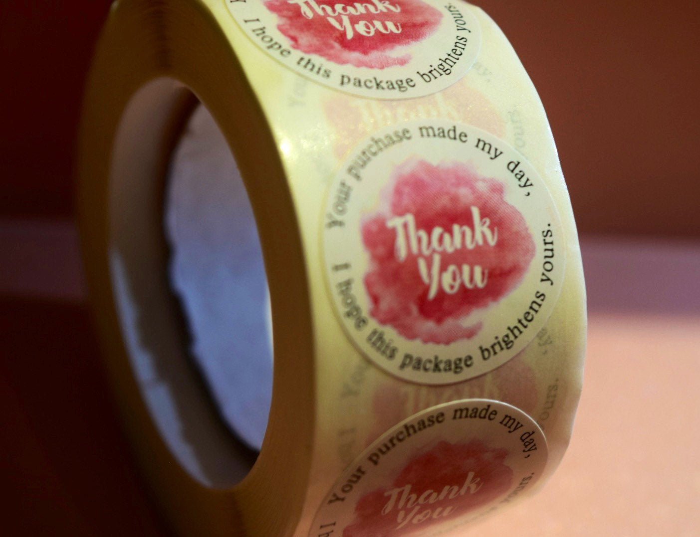 Thank you stickers | sticker roll | small business stickers | 500 stickers | packaging order stickers | packing stickers | thank you | ship - Creationz By Saba