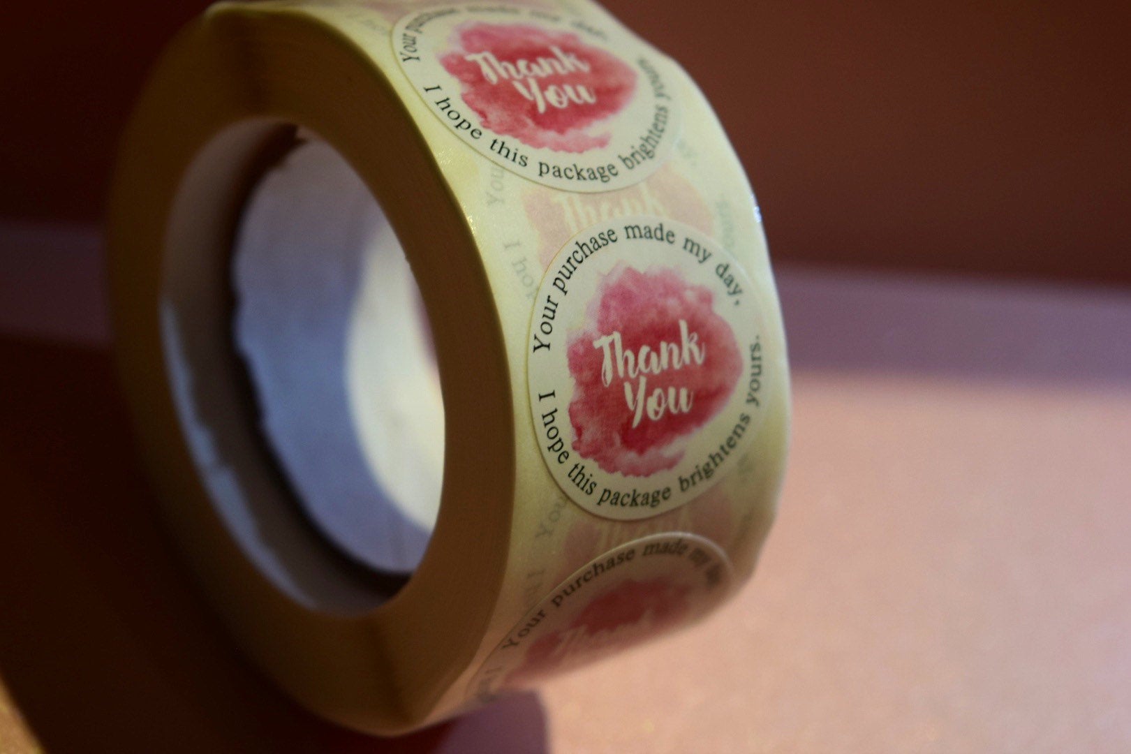 Thank you stickers | sticker roll | small business stickers | 500 stickers | packaging order stickers | packing stickers | thank you | ship - Creationz By Saba